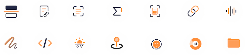 Feature icons